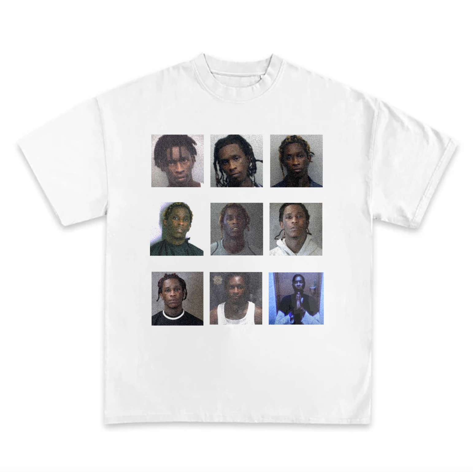 Tricou Young Thug Mugshot